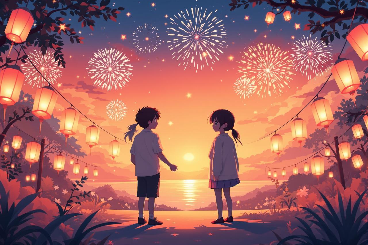短剧在线 - 《邻家青梅》第5集：夏日祭的约定